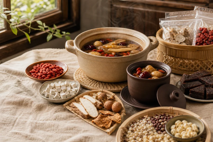 砂锅药膳与家常药食同源原料